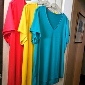 Petite 1X tops (lot of 3)